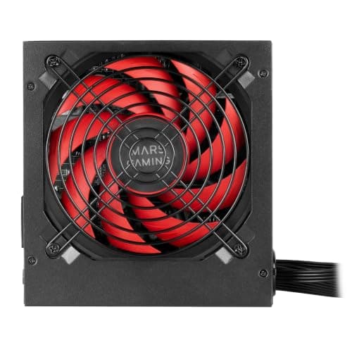 Mars Gaming MPIII850, PC-Netzteil ATX 850W, 5 Jahre Garantie, 85% Effizienz, Digitales APFC-System, 120 mm FDB-Lüfter mit AI-RPM, DC und SMD-Technologie, Extra Lange Flachkabel, Schwarz Bild 7