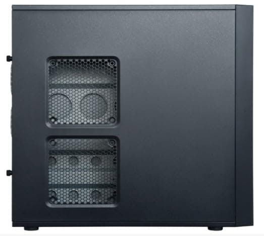 Chieftec HQ-01B Midi-Tower schwarz, PC-Gehäuse, ATX, Micro-ATX, für Haus/Büro, 0,6 mm Bild 5
