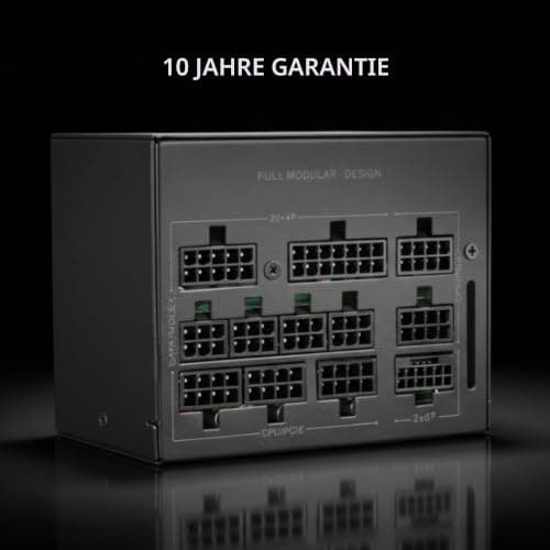 Mars Gaming MPB750PSI, PC-Netzteil Full Modular 750W, 10 Jahre Garantie, 80Plus Gold 90%, Lüfter SI Extreme Silence, Technologien AI2-RPM, DC-DC und SMD, ATX 3.1 und PCIe 5.1 Schwarz Bild 8