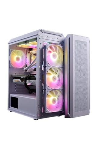 Valor AIR Plus Mid-Tower PC Chassis, Included 4ARGB Fans, White - VALORAIRPLUSMTA-WHCWW Bild 3