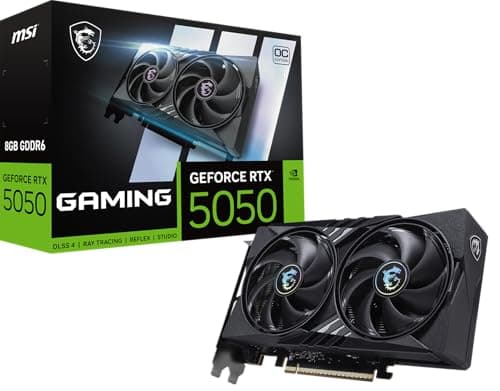 MSI Gaming RTX 5050 8G Gaming OC Grafikkarte (8 GB GDDR6, 128 Bit, Extreme Leistung: 2647 MHz, DisplayPort x3 2.1a, HDMI 2.1b, NVIDIA Blackwell Architecture) Bild 2