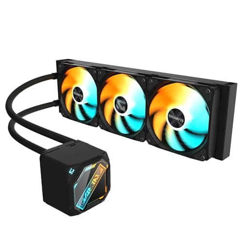 GIGABYTE Gaming 360 Flüssigkeitskühler für CPU - 3x120 mm ARGB-Lüfter, Schiebe-Verriegelungsmechanismus, Daisy-Chain, Kompatibel mit Intel LGA 1851 und AMD AM5 Bild 8