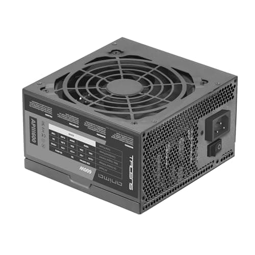 Tacens Anima APIII600, PC-Netzteil ATX 600W, SMD-Technologie 85% Bronze 12V, Ultraleiser Lüfter 120mm, Premium Strukturierte Kabel, Schwarz Bild 8