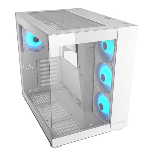 Cougar Cube Midi-Tower-Gehäuse aus gehärtetem Glas, FV150 ARGB, Weiß Bild 4