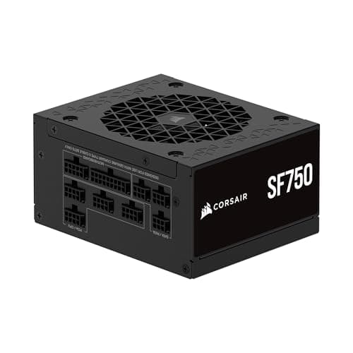 CORSAIR SF750 (2024) Vollständig Modulares Geräuscharmes 80 PLUS Platinum ATX-Netzteil – ATX 3.1-Kompatibel – PCIe 5.1-Fähig – SFX-to-ATX-Halterung im Lieferumfang Enthalten – Schwarz 750 Watt Bild 2