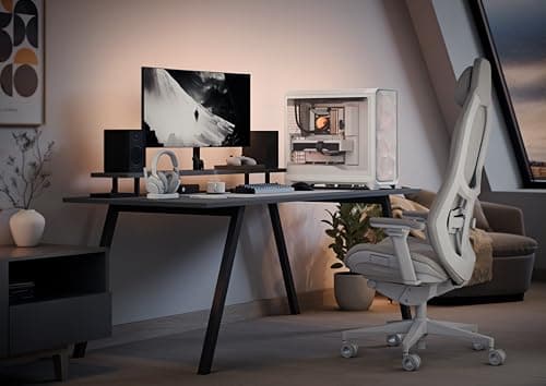 Fractal Design Meshify 3 XL White Tempered Glass Clear Tint - Gaming Computer-Gehäuse – Facetten-Mesh-Front – DREI Momentum 14 Lüfter enthalten – GPUs bis 512mm Länge - E-ATX/ATX/mATX Unterstützung Meshify 3 XL RGB Weiß Bild 4