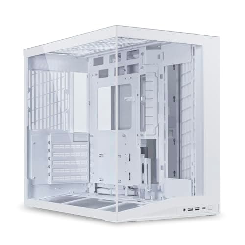 Lian Li O11 Dynamic Mini V2 PC-Gehäuse Weiß | Kompakter ATX Midi-Tower mit Zwei-Kammer-Design, Tempered Glass und modularem Aufbau V2 Weiß Bild 4