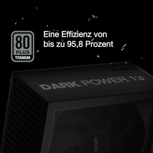 be quiet! Dark Power 13 850W, ATX 3.0, 80 Plus® Titanium, modular Netzteil, PCIe 5.0 und PCIe 4.0 Grafikkarten, 12VHPWR Kabel enthalten, nahezu unhörbarer Silent Wings-Lüfter Bild 8