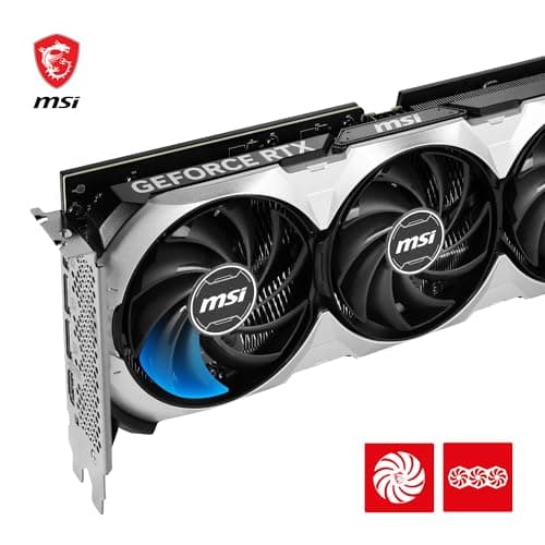 MSI GeForce RTX 4070 Ventus 3X 12G OC Grafikkarte - RTX 4070 GPU, 12GB GDDR6X (21Gbits/192 Bit), PCIe 4.0-2 x TORX Fan 4.0 - HDMI 2.1a, DisplayPort 1.4a Bild 8