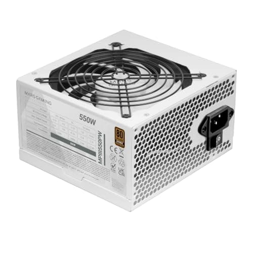 Mars Gaming MPIII550P, PC-Netzteil ATX 550W, 5 Jahre Garantie, 85% Effizienz, Digitales APFC-System, 120 mm FDB-Lüfter mit AI-RPM, SMD-Technologie, Extra Lange Flachkabel, Weiß MPIII550PW Bild 3