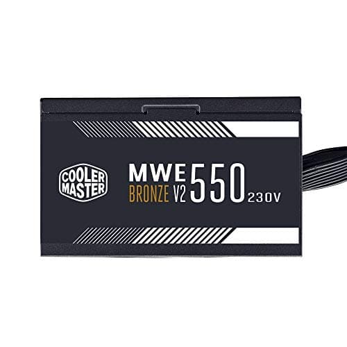 Cooler Master MWE 550 Bronze 230V V2, PC-Netzteil (EU-Stecker), 80 PLUS Bronze, temperaturempfindlichen HDB-Lüfter, DC-DC + LLC-Schaltung mit + 12V-Schiene, nicht modular Bild 8