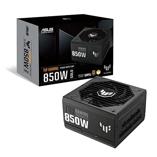 ASUS TUF Gaming 850W Gold Netzteil (850 Watt, Vollmodular, ATX 3.0-kompatibel, Axial-tech Lüfter, PCB-Beschichtung, Doppelkugellager)