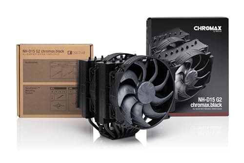 Noctua NH-D15 G2 chromax.black Premium Dual Tower CPU-Kühler für AMD AM5/AM4 und Intel LGA1851/LGA1700/LGA1200 (Schwarz) Bild 8