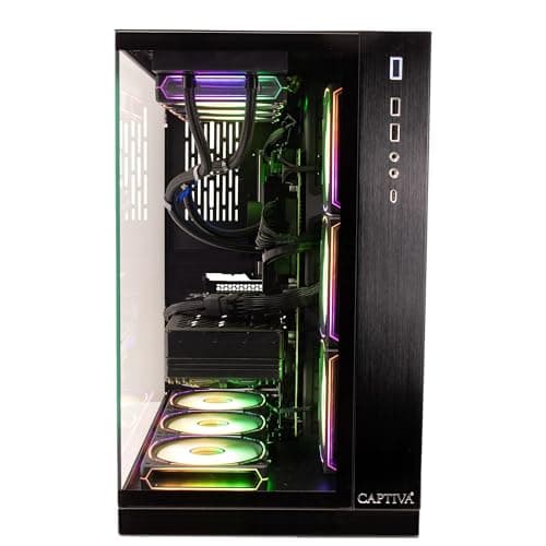 Captiva PC Highend Gaming R90-366 | AMD Ryzen 9 9950X3D | 64GB DDR5 RAM | NVIDIA GeForce RTX 5080 16GB | 2 TB SSD | 2 TB HDD | ohne OS Bild 4