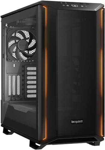 be Quiet! Dark Base 701 Black PC-Gehäuse, 3X Silent Wings 4 PWM high-Speed Lüfter, ARGB-Beleuchtung + Controller, Hub, Lüftersteuerung, Mainboard-Tray für invertiertes Layout, BGW58