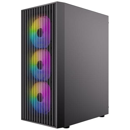 ANTEC AX27 RGB Elite PC Gehäuse Midi Tower Gaming ATX, schwarz Bild 2