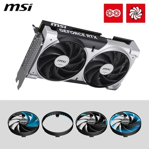 MSI GeForce RTX 5050 8G Ventus 2X OC - 8GB GDDR6 (20Gbps/128-bit), PCIe 5, Boost: 2602 Hz, HDMI 2.1b, DisplayPort 2.1b Bild 8