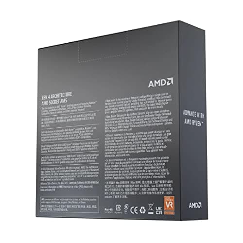 AMD Ryzen 5 7600X Prozessor (intergrierte Radeon Grafik, 6 Kerne/12 Threads, 105W TDP,AM5 Sockel, 38MB cache, Bis zu 5.3 GHz max boost, Kein Kühler) Bild 8