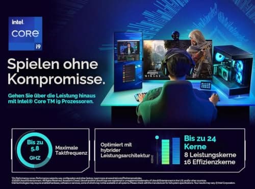 Intel® Core™ i9 Desktop-Prozessor 14900F 24 Kerne (8 P-cores und 16 E-cores) bis zu 5,8 GHz i9-14900F Bild 4