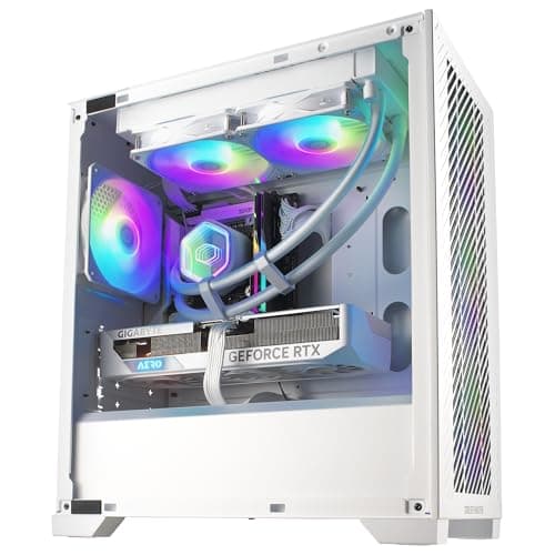 Cooler Master MasterLiquid 240 Core II Wasserkühlung – 240mm AIO Wasserkühlsystem (max. 260 W TDP), GR9-Doppelkammerpumpe, verbesserte ARGB-Gen-2-Lüfter, schnell montierbare AMD- und Intel-Kits – Weiß CORE II 240/White Ed. Bild 8