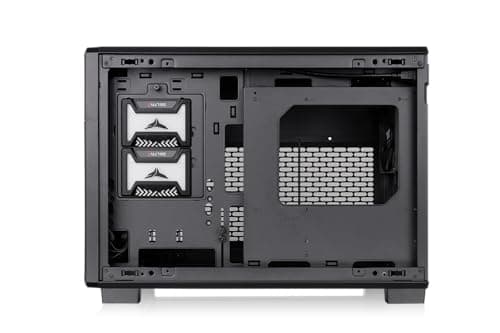 Thermaltake TR200 Black | Micro ATX PC-Gehäuse | Vorinstallierter 120 mm Lüfter | 360 mm AIO Support | LCD Kit kompatibel | Funktionelle Frontblende Schwarz TR200 Bild 6
