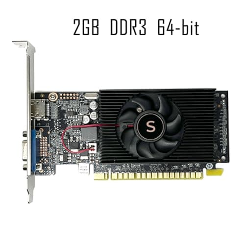 Geforce GT 610 Grafikkarte, 2GB DDR3 64-bit, VGA HDMI, Low Profile grafikkarte, PCI Express x16, DirectX 11 Bild 4