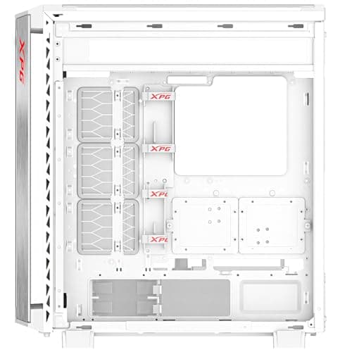 XPG BATTLECRUISER II ST E-ATX 4 Fan ARGB gehärtetes Glas, weiß, BATTLECRUISERIIST-WHCWW Bild 5