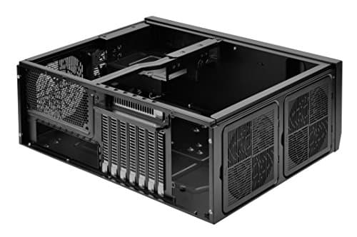 SilverStone SST-GD09B - Grandia HTPC ATX Desktop Gehäuse mit hochleistungsfähigem und geräuscharmen Kühlsystem, schwarz Bild 4