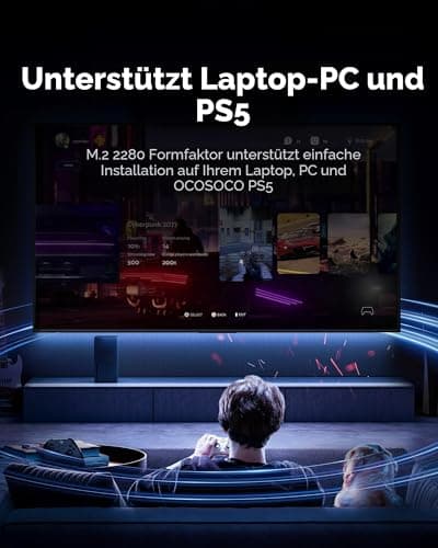 Lexar NQ790 1TB NVMe SSD M.2 Interne SSD 1TB, PCIe 4.0 Gen4x4, 7000 MB/s Lesen, 6000 MB/s Schreiben, Internes Solid State Drive, für Gaming und Videoschnitt Bild 8