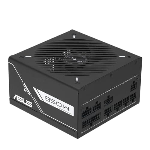 ASUS Prime 850W Gold Black Edition Gaming Netzteil (850 Watt, Lüfter mit Doppelkugellager, ATX 3.1 & PCIe 5.1 kompatibel, 80 Plus & Cybernetics Gold-Zertifizierung, geätzte Kabel, Schwarz) Bild 4
