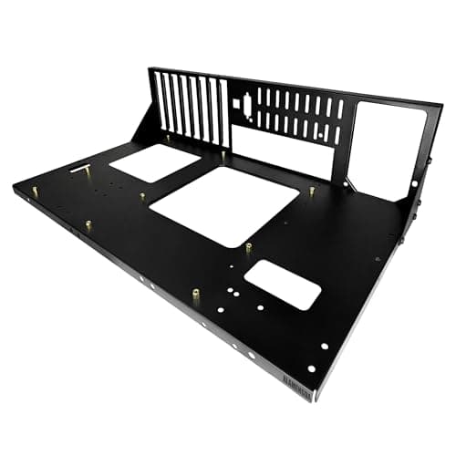 DIY Pc-Prüfstand, offenes Chassis-Gestell für ATX/M-ATX/ITX-Motherboards, breit ausgelegte Wärmeableitung Open Air Pc Gehäuse, SSD Motherboard-Zubehör Bild 6
