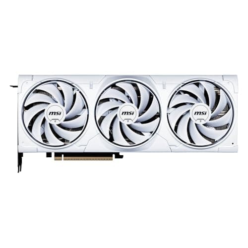 MSI GeForce RTX 5080 16G Ventus 3X OC White — 16GB GDDR7 (30Gbps/256-bit), PCIe 5, Boost: 2640 MHz, HDMI 2.1b, DisplayPort 2.1b Bild 4