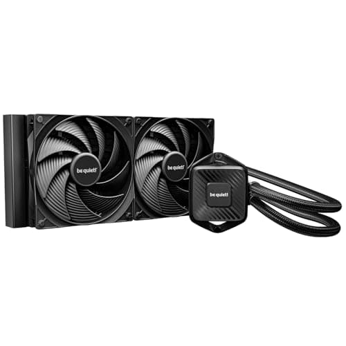 be quiet! Pure Loop 3 280 mm All-in-One-Wasserkühlung für übertaktete AMD/Intel-Systeme, 2 x Pure Wings 3 140 mm PWM High-Speed-Lüfter, hoher statischer Druck, flüsterleise PWM-Pumpe