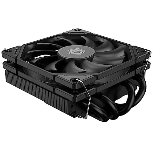 ID-COOLING IS-40X V3 CPU-Kühler mit niedrigem Profil, 45 mm Höhe, 4 Heatpipes, 92 mm Lüfter, unterstützt Intel LGA1700/1200/115X, AMD AM5/AM4