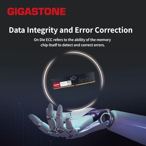【DDR5 RAM】 GIGASTONE 64GB Kit(2x32GB) DDR5 5600MHz PC5-44800 CL 46-46-46-90 1.1V UDIMM 288Pin Nicht-ECC ungepuffert PC Desktop Hochleistung Hochleistung Arbeitsspeicher Upgrade Bild 6