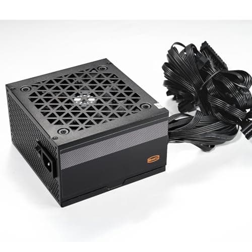 PCCOOLER CPS YK650H, ATX 650W Netzteil - 80 Plus Bronze Zertifizierung - Geringes Geräusch - Flach geprägtes Kabel - Nicht modular Bild 4