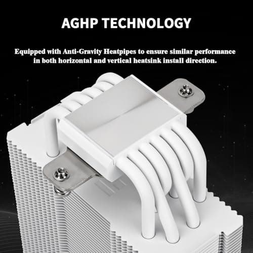 Thermalright Burst Assassin 120 Vision CPU-Kühler mit 6,1 cm (2,4 Zoll) 320 x 240 Auflösung IPS-Display, LCD-Bildschirm, Doppel-CPU-Lüfter, Computer-CPU-Luftkühlung für LGA1700/1851, AM4/AM5,6 Bild 4