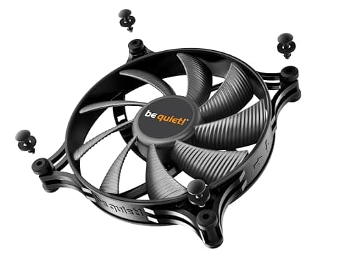 be quiet! Shadow Wings 2 140mm PWM Lüfter, hohe Höchstgeschwindigkeit, niedrige Mindestdrehzahl, optimierter Lüfterrahmen, außergewöhnlich hoher Luftdruck, sehr leiser Betrieb, Rifle-Lager, BL087 Bild 8