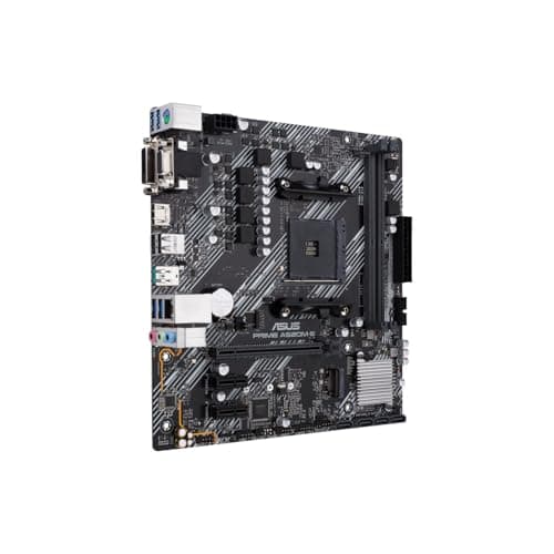 ASUS Prime A520M-E/CSM Motherboard AMD Ryzen A520 AM4, Micro ATX, DDR4 Dual Channel, Unterstützung M.2, 4 SATA 6 Gb/s, Ethernet Realtek 1 GB, HDMI, DVI, D-Sub, PCIe 3.0, USB 3.2, Windows 10, schwarz Bild 4
