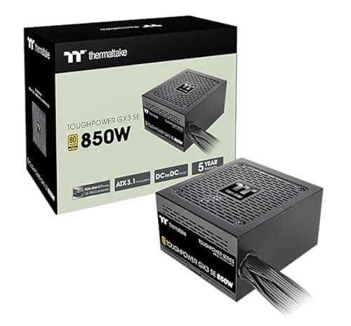 Thermaltake Toughpower GX3 SE 850W | ATX 3.0 | PCIe Gen 5 | 80 Plus Gold | Non‑Modulares Netzteil Bild 2