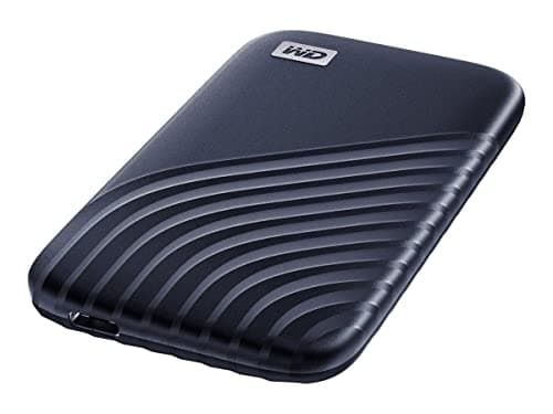 WD My Passport SSD 2 TB mobiler SSD Speicher (NVMe-Technologie, USB-C und USB 3.2 Gen-2 kompatibel, Lesen 1050 MB/s, Schreiben 1000 MB/s) Mitternachtsblau, Festkörper-Laufwerk Bild 2