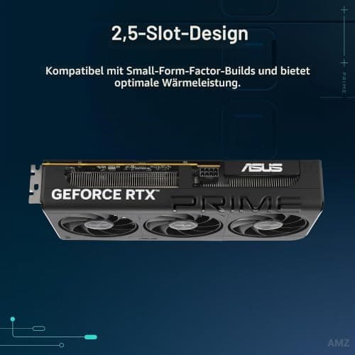 ASUS Prime GeForce RTX 5060 Ti 8GB GDDR7 Gaming Grafikkarte (Nvidia GeForce RTX5060Ti DLSS 4, 2,5-Slot Design, PCIe 5.0, 3X DisplayPort 2.1b, 1x HDMI 2.1b, PRIME-RTX5060TI-8G) Bild 4