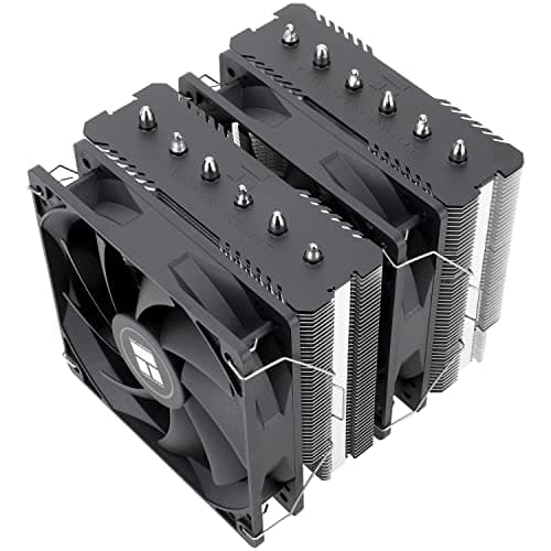 Thermalright TR Peerless Assassin 120 SE CPU Luftkühler, 6 Heat Pipes Kühler, Dual 120mm TL-C12C PWM Lüfter,Aluminium Kühlkörper Abdeckung,AGHP Technologie, für AMD AM4/AM5 Intel 1700/115X/1851/1200 Schwarz-PA120 SE Bild 2
