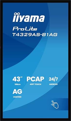 iiyama Prolite T4329AS-B1AG interaktives 43' All-in-One PCAP-Display für intelligente Räume für die Zusammenarbeit Bild 8