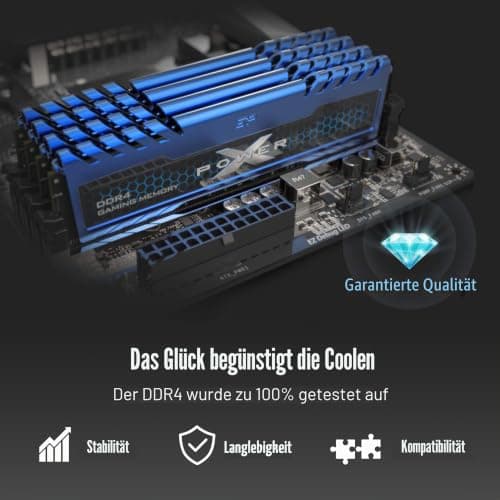 Silicon Power XPOWER Turbine Gaming DDR4 3200MHz (PC4 25600) 288-pin CL16 1,35V UDIMM Desktop-Speichermodul (niedrige Spannung) Bild 6