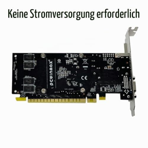 Geforce GT 610 Grafikkarte, 2GB DDR3 64-bit, VGA HDMI, Low Profile grafikkarte, PCI Express x16, DirectX 11 Bild 6