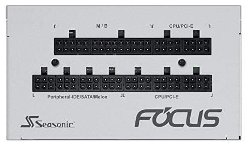 Seasonic Focus Series Full Modular 80 Plus Gold White PSU, 1000W Bild 6