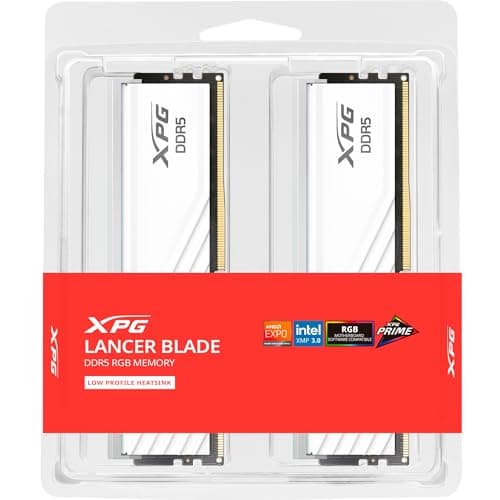 DIMM 64 GB DDR5-6000 (2x 32 GB) Dual-Kit (weiß, AX5U6000C3032G-DTLABRWH, Lancer Blade RGB, INTEL XMP, AMD EXPO) Bild 8