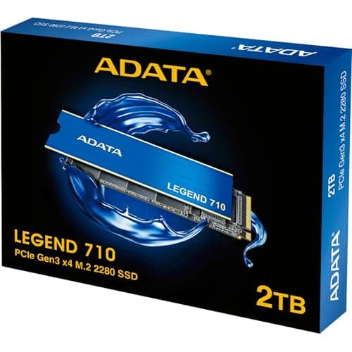 SSD|ADATA|Legend 710|2TB|M.2|PCIE|NVMe|3D NAND|Write Speed 1800 MBytes/sec|Read Speed 2400 MBytes/sec|TBW 520 TB|MTBF 1500000 Hours|ALEG-710-2TCS Bild 8
