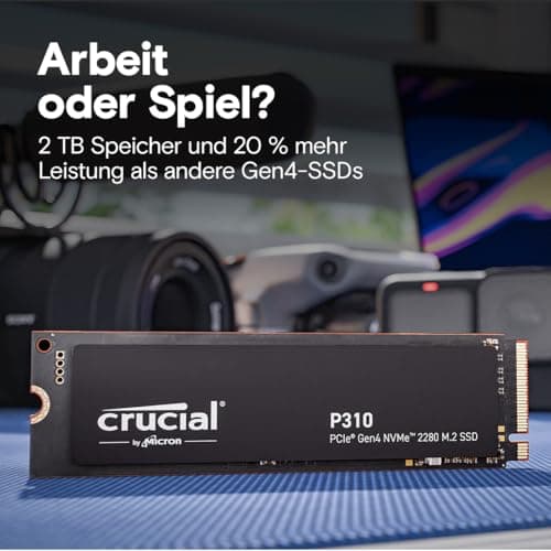 Unit? Ssd Interna - Crucial - Ssd P310 Pcie Gen4 Nvme M.2 Da 1 Tb (ct1000p310ssd8) Bild 6